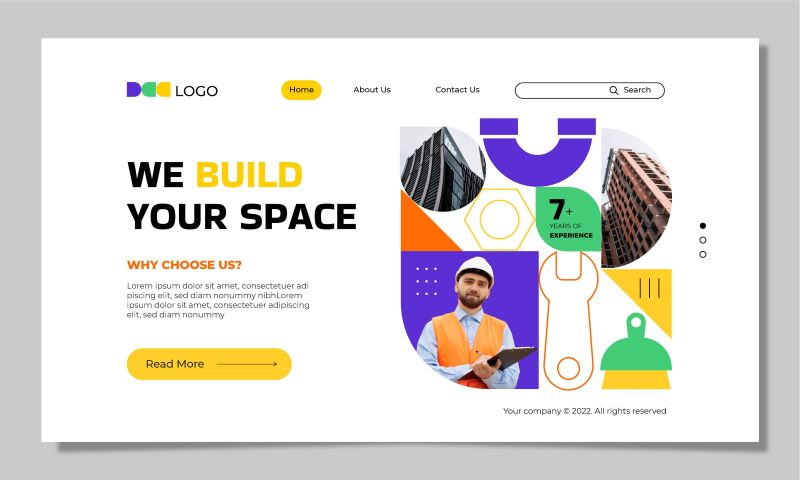 landing page