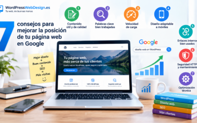 7 consejos para mejorar la posición de tu página web en Google