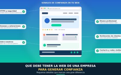 Qué debe tener la web de una empresa para generar confianza