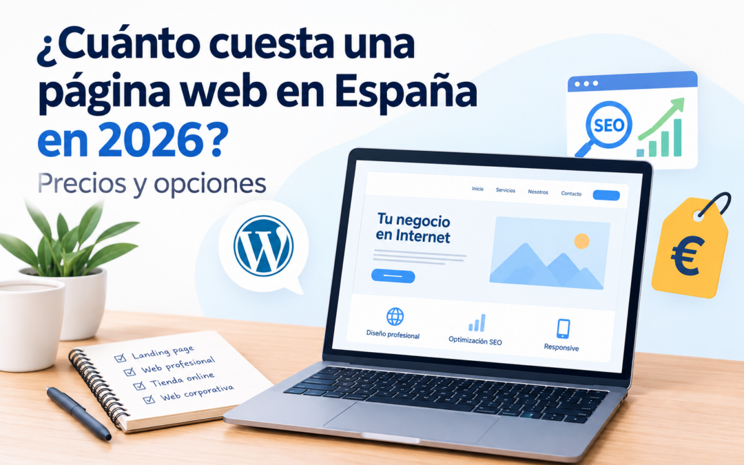 ¿Cuánto cuesta una página web en España en 2026? Precios y opciones